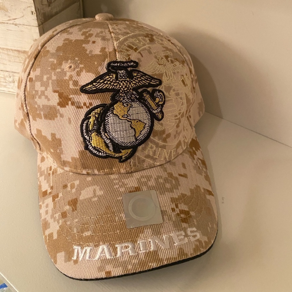 U.S. Marines Corps Official Licensed Emblem Baseball Cap 3D Embroidery Hat Visor - Picture 2 of 10